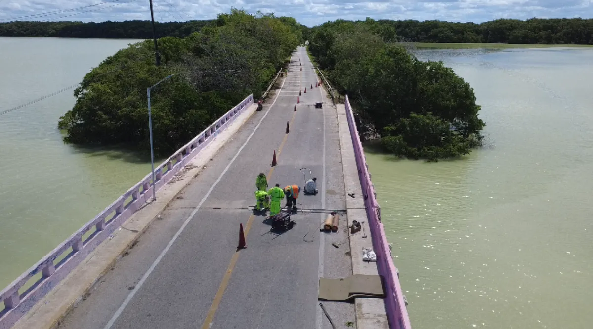 Realizó SICT trabajos de mantenimiento  en puentes de la red federal 