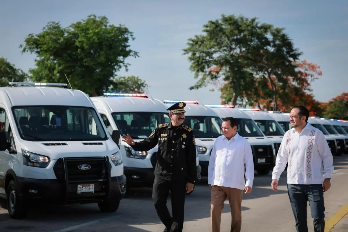 Renacimiento Maya fortalece la paz en Yucatán con nuevas unidades para la seguridad municipal