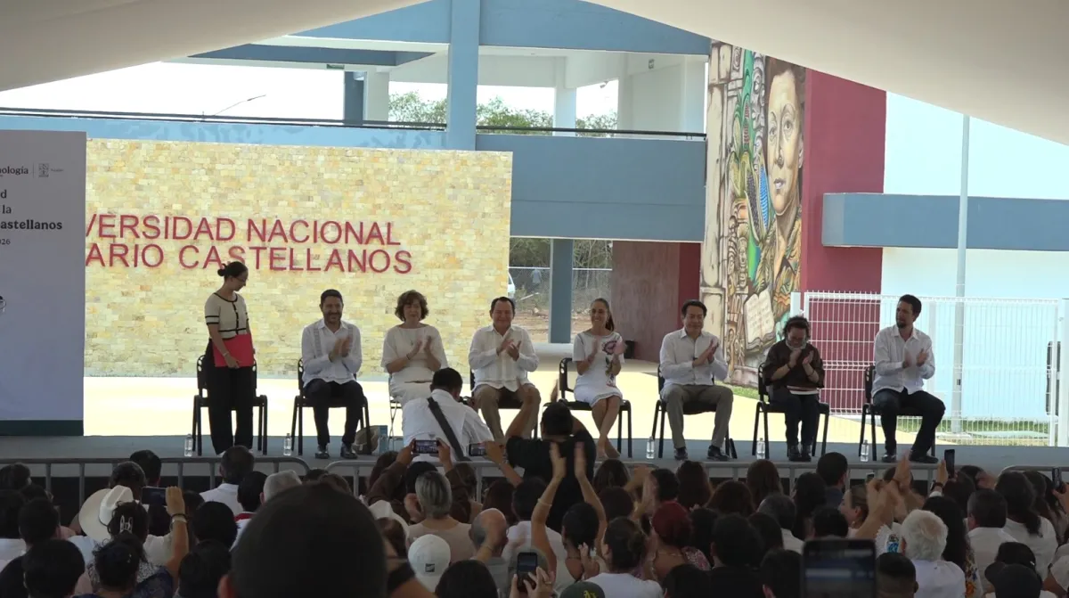 La  presidenta Claudia Sheinbaum Pardo inauguró varias instituciones en Yucatán.