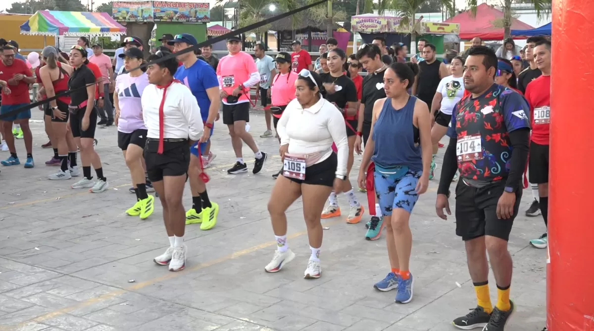 Carrera de la Amistad en Tixpéhual