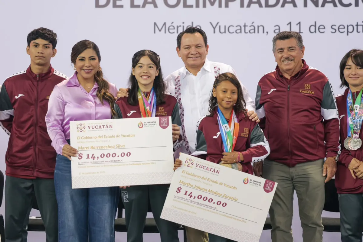 Renacimiento Maya reconoce talento de sus jóvenes deportistas de alto rendimiento con estímulos por 5.8 mdp