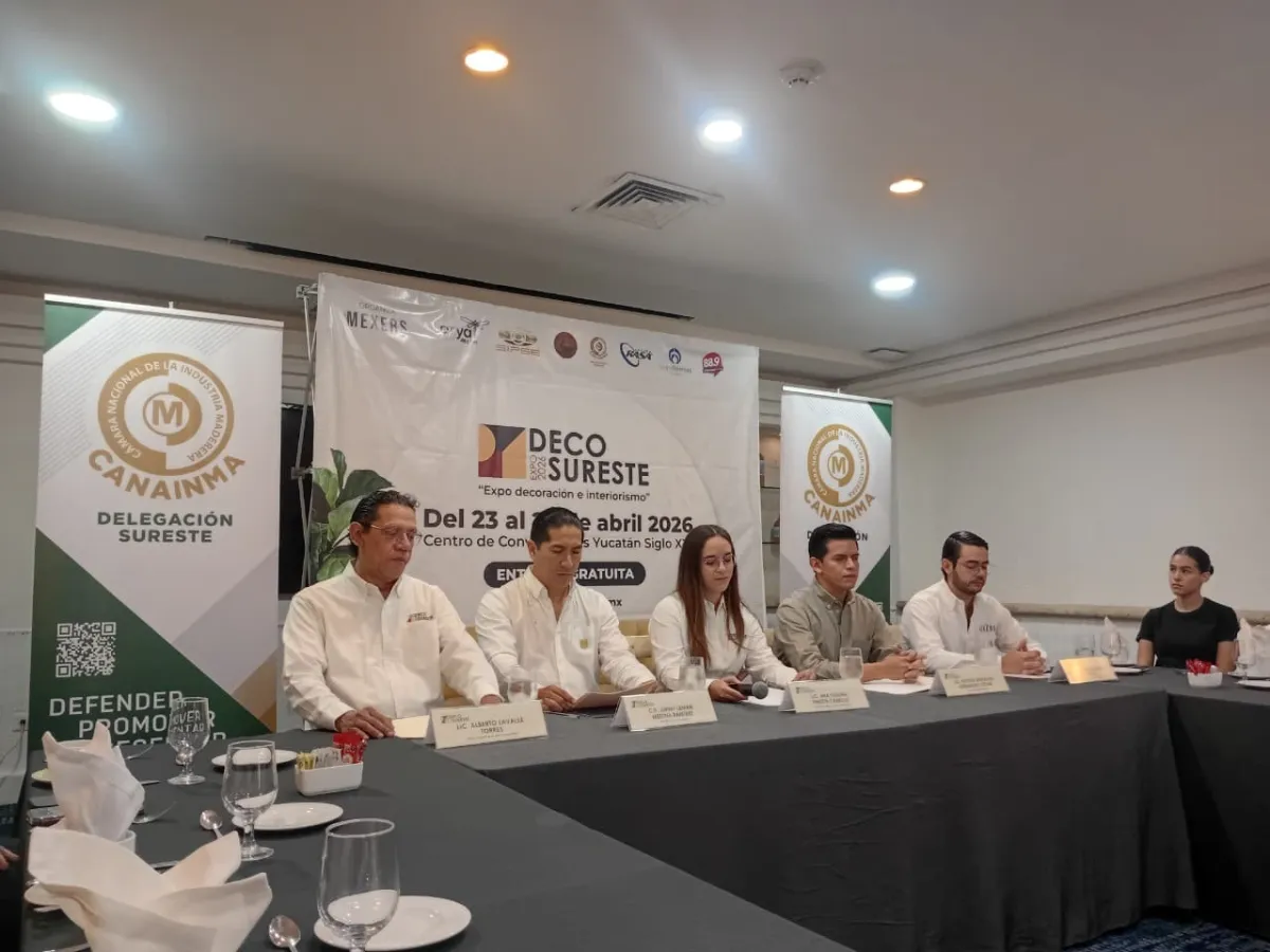 Se realizará la Expo Deco Sureste 2026 del 23 al 26 próximos 