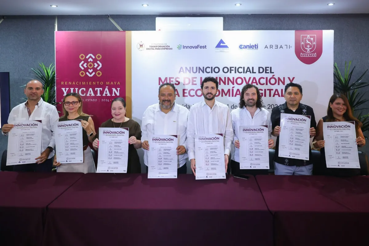 Yucatán será epicentro de la tecnología durante el Mes de la Innovación y la Economía Digital 2026 